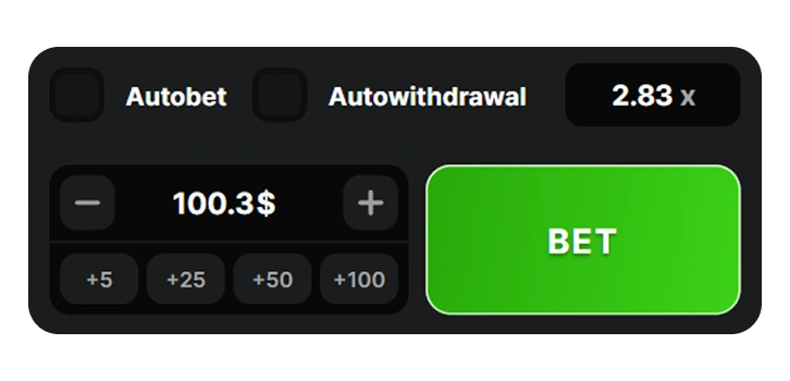 Place Your Bet Astronaut Game.